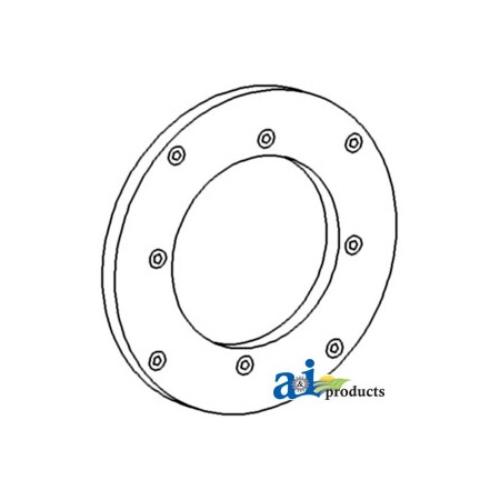 A & I Products Pulley Clutch Facing w/o Rivets 7" x7" x0.2" A-R90219